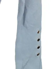 Vorschaubild 3 von Damen Pullover Langarm Feinstrick Hellblau Gr. S 36 Zierknöpfe