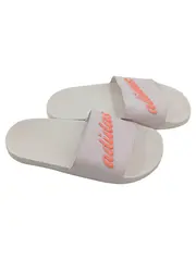 Vorschaubild 1 von Adilette Badeschuhe Damen Pantoletten Weiß Coral Gr. 43