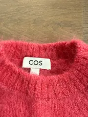 Vorschaubild 3 von Strickweste Pullunder Damen XS Pink Mohair Wolle Ärmellos