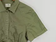 Vorschaubild 3 von Damen Hemdbluse Gr. 36/S Oliv Kurzarm Casual