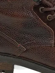 Vorschaubild 4 von Herren Stiefel Leder Braun Gr. 40 Schnürboots Casual