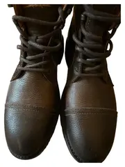 Vorschaubild 3 von Herren Stiefel Leder Braun Gr. 40 Schnürboots Casual