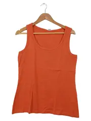 Vorschaubild 1 von Damen Tank Top Gr. 42/XL Orange Casual Baumwolle