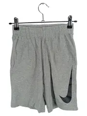 Vorschaubild 1 von Kinder Sport Shorts Grau Logo Print Baumwolle Gr. 122