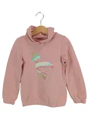 Vorschaubild 1 von Mädchen Pullover Gr. 116/122 Rosa Einhorn Langarm Casual