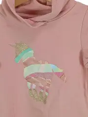 Vorschaubild 2 von Mädchen Pullover Gr. 116/122 Rosa Einhorn Langarm Casual