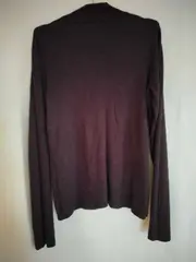 Vorschaubild 2 von Damen Pullover Gr. 38 Braun Rollkragen Langarm Viskose