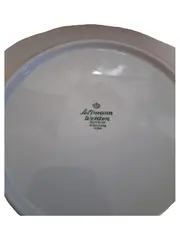 Vorschaubild 2 von Wandteller Porzellan Braun Landschaft Motiv 24cm Klassisch