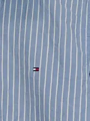 Vorschaubild 3 von Hemd Herren Gr. L Slim Fit Blau Gestreift Business