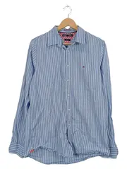 Vorschaubild 1 von Hemd Herren Gr. L Slim Fit Blau Gestreift Business