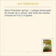 Vorschaubild 3 von Fröschlein spring! Kinderspiel Kartenspiel ab 4 Jahre 2-4 Spieler
