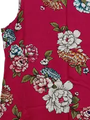 Vorschaubild 3 von Damen Sommerkleid Blumenmuster Pink Gr. 38 Ärmellos
