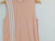 Vorschaubild 2 von Damen Sport Top Tank Top Baumwolle Rosa Gr. M Ärmellos