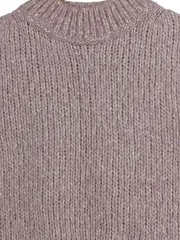 Vorschaubild 2 von Pullunder Strickweste Damen Wolle Alpaka Rosa Gr. 34 XS Casual