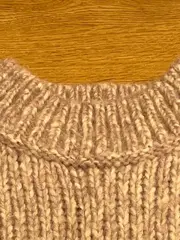 Vorschaubild 4 von Pullunder Strickweste Damen Wolle Alpaka Rosa Gr. 34 XS Casual