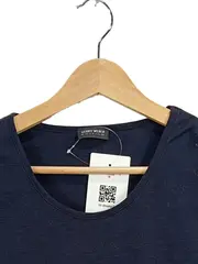 Vorschaubild 2 von Damen Top Baumwolle Basic Ärmellos Blau Gr. 40 L