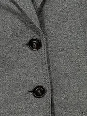 Vorschaubild 3 von Damen Blazer Gr. 36 Grau Meliert Baumwolle Italien