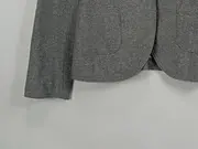 Vorschaubild 2 von Damen Blazer Gr. 36 Grau Meliert Baumwolle Italien