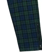 Vorschaubild 3 von Damen Stoffhose Kariert Grün Klassisch Gr. W33 42 XL Baumwolle