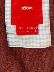 Vorschaubild 4 von Herren Pullover V-Ausschnitt Gr. L Bordeaux Baumwolle