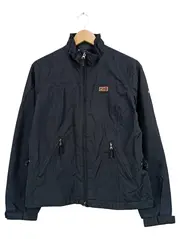 Vorschaubild 1 von Herren Outdoorjacke Schwarz Gr. XL Baumwolle Logo