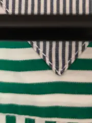 Vorschaubild 5 von Herren Business Hemd Gr. XL Grün Weiß Gestreift New York Fit