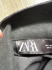 Vorschaubild 4 von Damen Hemdjacke Shacket Schwarz Gr. S Wildlederoptik Druckknöpfe