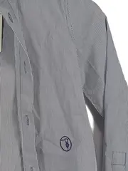 Vorschaubild 3 von Hemd Jungen Gr. 128 Blau Weiß Gestreift Baumwolle