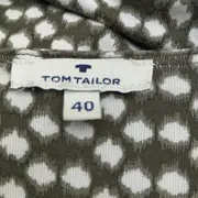 Vorschaubild 6 von Damen Wickelkleid Punkte Oliv Gr. 40/L Viskose