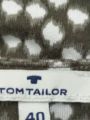 Vorschaubild 4 von Damen Wickelkleid Punkte Oliv Gr. 40/L Viskose