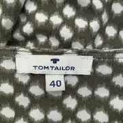 Vorschaubild 3 von Damen Wickelkleid Punkte Oliv Gr. 40/L Viskose