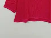 Vorschaubild 4 von Damen Pullover Shirt Gr. 44 XXL Pink Rippstrick Modern