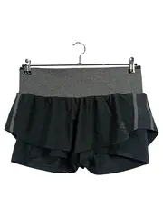 Vorschaubild 1 von Damen Laufshorts Sport Shorts Gr. M schwarz grau 2-in-1