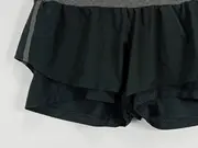 Vorschaubild 2 von Damen Laufshorts Sport Shorts Gr. M schwarz grau 2-in-1