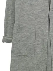 Vorschaubild 3 von Damen Strickjacke Cardigan Grau Meliert Gr. 40 M Langarm