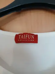 Vorschaubild 4 von Taifun Collection Damen T-Shirt Gr. 36 Weiß Herz Applikation Pailletten