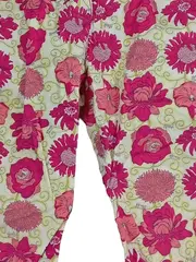 Vorschaubild 3 von Mädchen Stoffhose Blumenmuster Pink Gr. 104 Capri