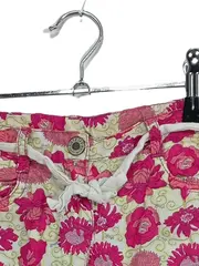 Vorschaubild 2 von Mädchen Stoffhose Blumenmuster Pink Gr. 104 Capri