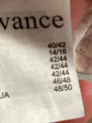 Vorschaubild 4 von Damen Top Gr. 40/42 Blumenmuster Spaghettiträger Rosa Weiß