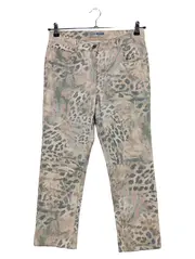 Vorschaubild 1 von Comfort-S Jeans Straight Leg Damen Animal Print Beige Gr. 38