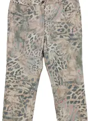 Vorschaubild 2 von Comfort-S Jeans Straight Leg Damen Animal Print Beige Gr. 38