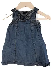 Vorschaubild 1 von Jeanskleid Mädchen Gr. 86 Blau Denim Rüschen
