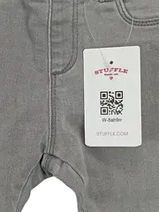 Vorschaubild 4 von Jeans Regular Fit Kinder Mädchen Grau Gr. 86 Fransen