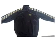 Vorschaubild 1 von Herren Trainingsjacke Schwarz Gold Gr. 44;XS