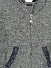 Vorschaubild 3 von Kinder Kapuzenjacke Hoodie Gr. 110 Grau Baumwolle