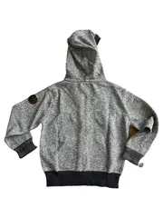 Vorschaubild 2 von Kinder Kapuzenjacke Hoodie Gr. 110 Grau Baumwolle