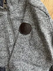 Vorschaubild 7 von Kinder Kapuzenjacke Hoodie Gr. 110 Grau Baumwolle