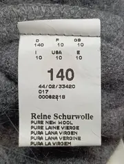 Vorschaubild 4 von Kinder A-Linienrock Gr. 140 Grau Schurwolle Klassisch
