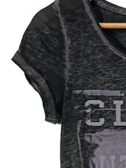 Vorschaubild 4 von Damen T-Shirt Clash Elefant Motiv Grau Gr. 34/XS Casual