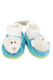 Vorschaubild 2 von Krabbelschuhe Kinder Gr. 16 Türkis Bär Tiermotive Casual
